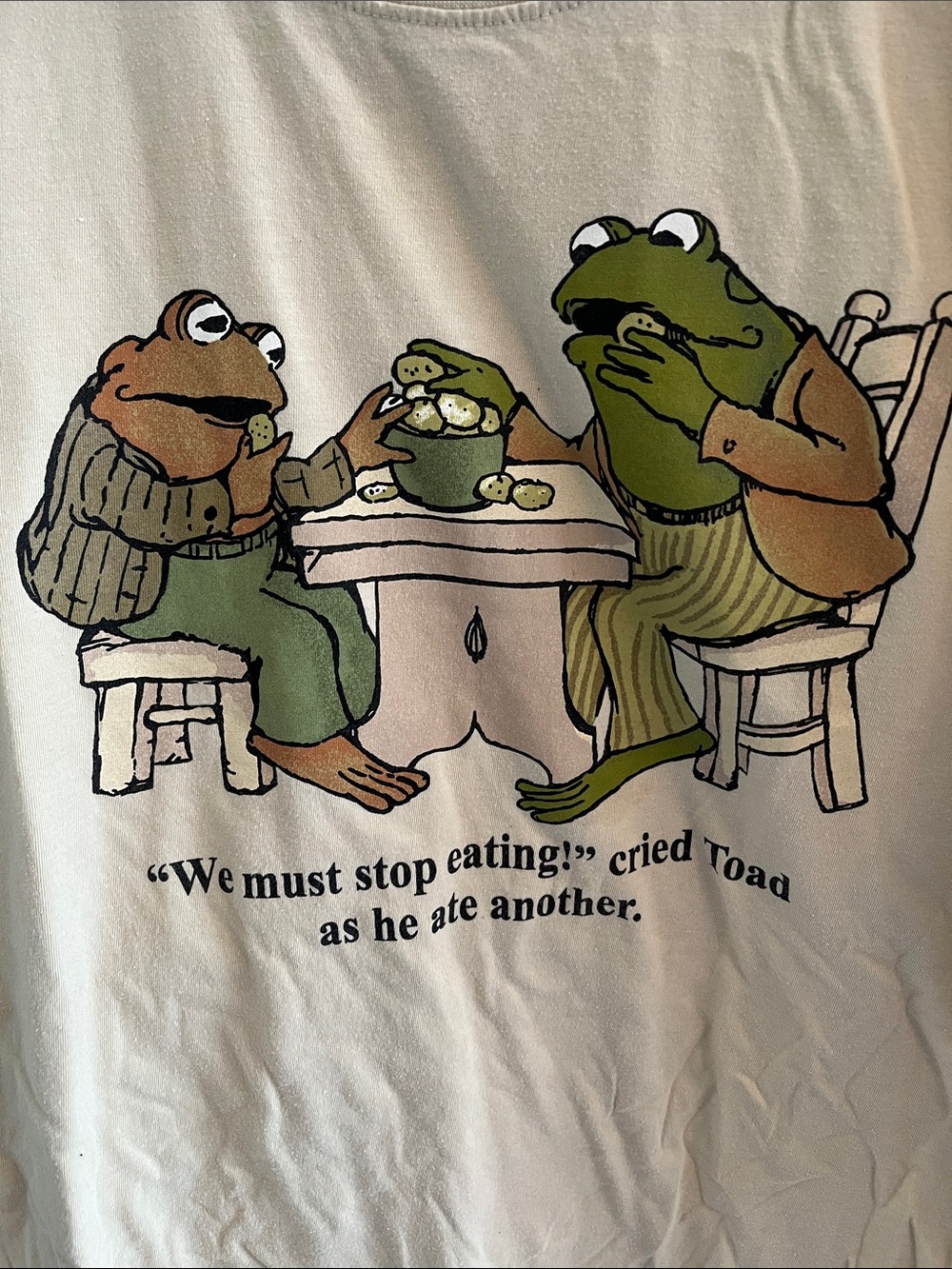 Frog and Toad Short Sleeve Graphic Tee - Cream